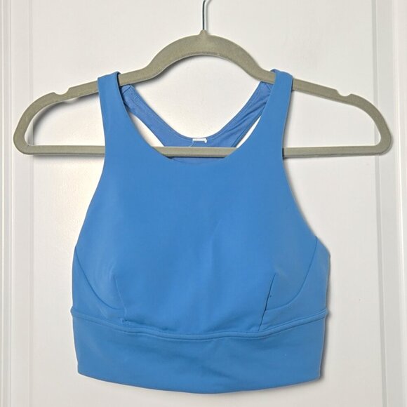Lululemon Wunder Train Longline Bra *Medium Support, C/D Cup - 8 Utility Blue - Picture 3 of 6